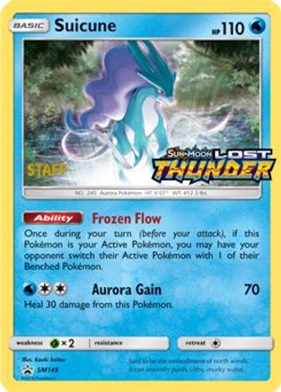 Suicune - SM149 (Prerelease) [Staff] SM149 - [SM Promos] Holofoil