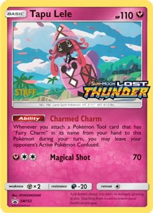 Tapu Lele - SM152 (Prerelease) [Staff] SM152 - [SM Promos] Holofoil