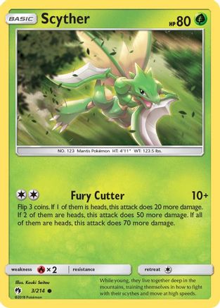 Scyther 3/214 - [SM  Lost Thunder]