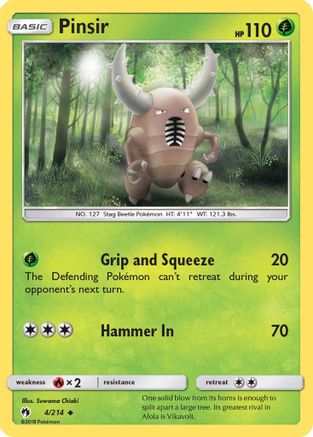Pinsir 4/214 - [SM  Lost Thunder]