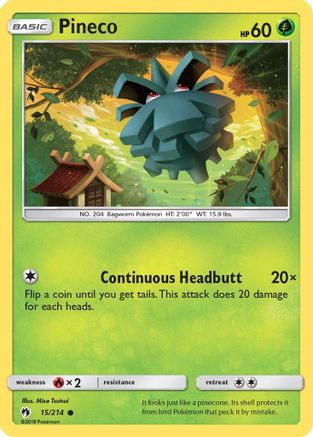 Pineco 15/214 - [SM  Lost Thunder]