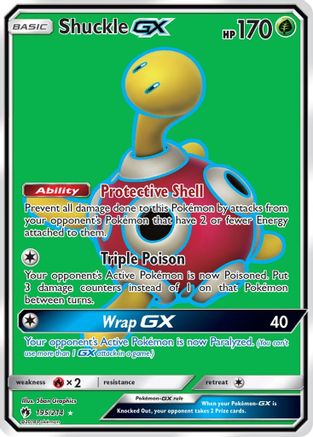 Shuckle GX (Full Art) 195/214 - [SM  Lost Thunder] Holofoil