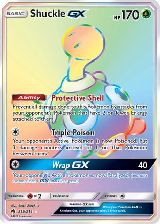 Shuckle GX (215/214) [Soleil et Lune : Tonnerre perdu] 