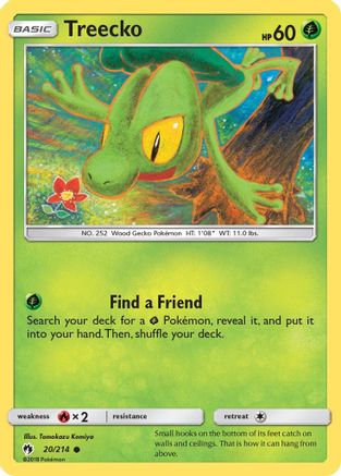 Treecko 20/214 - [SM  Lost Thunder]