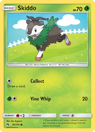 Skiddo 35/214 - [SM  Lost Thunder]