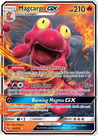 Magcargo GX (44/214) [Soleil et Lune : Tonnerre perdu] 