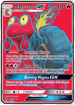 Magcargo GX (Full Art) 198/214 - [SM  Lost Thunder] Holofoil