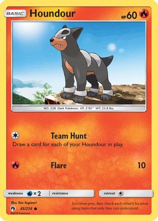 Houndour 45/214 - [SM  Lost Thunder]