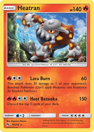 Heatran (48/214) [Soleil et Lune : Tonnerre perdu] 