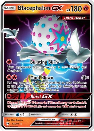 Blacephalon GX 52/214 - [SM  Lost Thunder] Holofoil