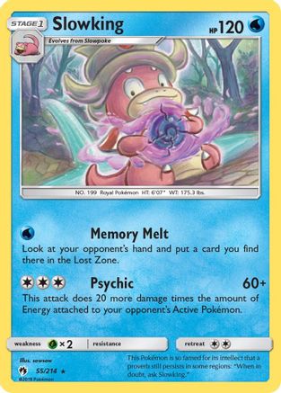 Slowking 55/214 - [SM  Lost Thunder]
