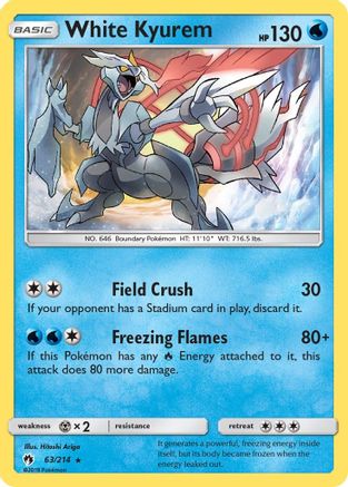 Kyurem blanc (63/214) [Soleil et Lune : Tonnerre perdu] 
