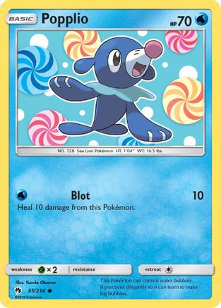 Popplio (65) 65/214 - [SM  Lost Thunder]