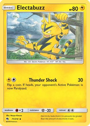 Electabuzz (71/214) [Soleil et Lune : Tonnerre perdu] 