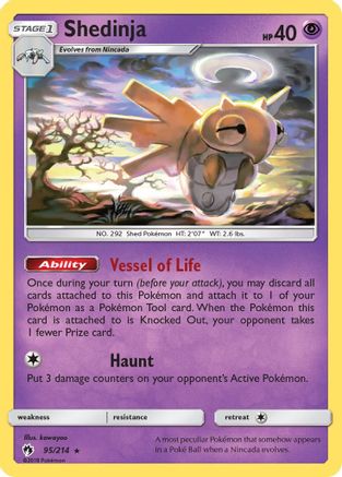 Shedinja (95/214) [Soleil et Lune : Tonnerre perdu] 