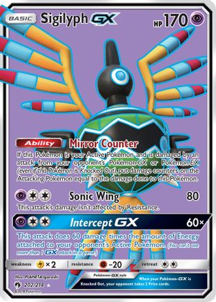 Sigilyph GX (Full Art) 202/214 - [SM  Lost Thunder] Holofoil
