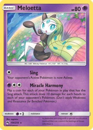 Meloetta (104/214) [Soleil et Lune : Tonnerre perdu] 