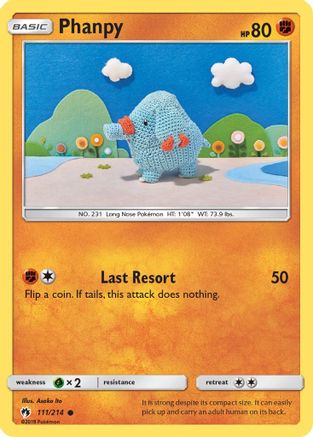 Phanpy (111/214) [Soleil et Lune : Tonnerre perdu] 