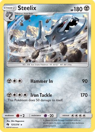 Steelix (125/214) [Soleil et Lune : Tonnerre perdu] 