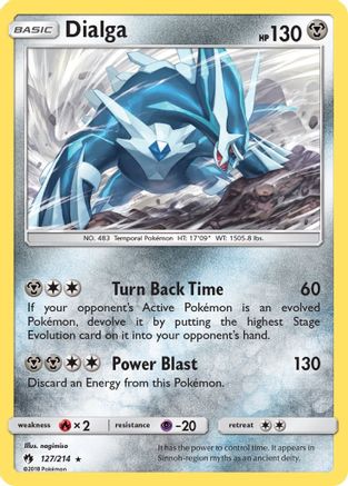 Dialga (127/214) [Soleil et Lune : Tonnerre perdu] 