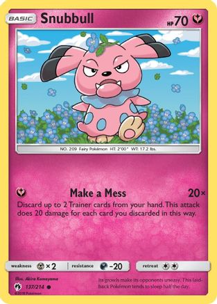 Snubbull (137/214) [Soleil et Lune : Tonnerre perdu] 