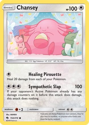 Chansey (152/214) [Soleil et Lune : Tonnerre perdu] 