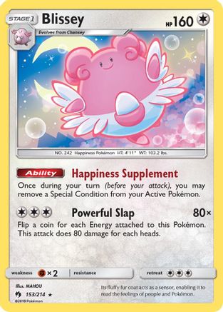 Blissey 153/214 - [SM  Lost Thunder] Holofoil