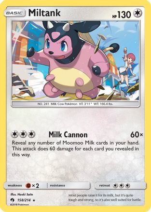 Miltank 158/214 - [SM  Lost Thunder]