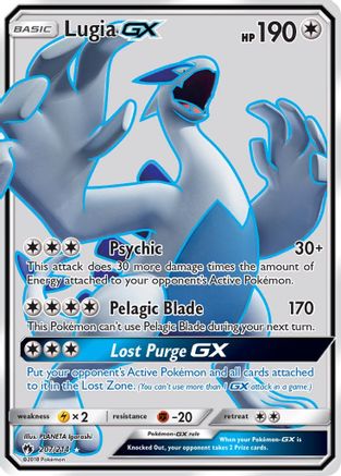 Lugia GX (207/214) [Soleil et Lune : Tonnerre perdu] 