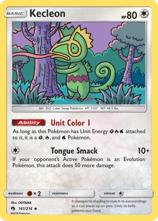 Kecleon (161/214) [Soleil et Lune : Tonnerre perdu] 