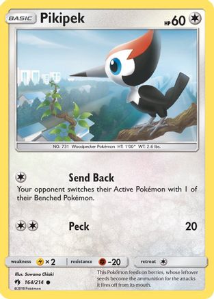 Pikipek (164) 164/214 - [SM  Lost Thunder]