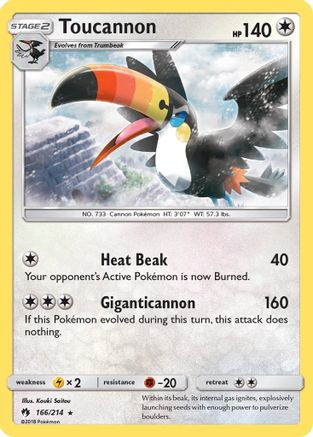 Toucannon 166/214 - [SM  Lost Thunder]