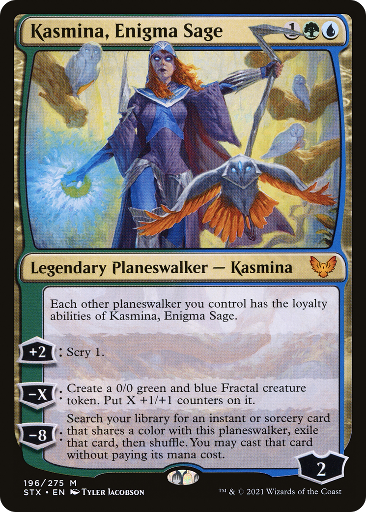 Kasmina, Enigma Sage (STX-196) - [Strixhaven: School of Mages] Foil