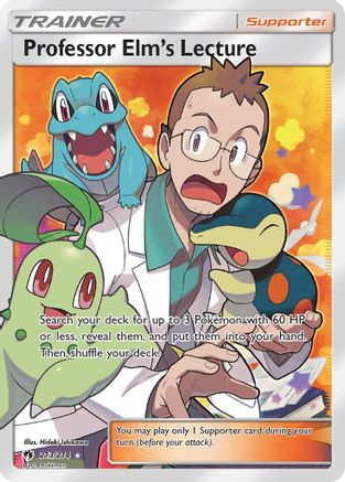 Professor Elm's Lecture (Full Art) 213/214 - [SM  Lost Thunder] Holofoil