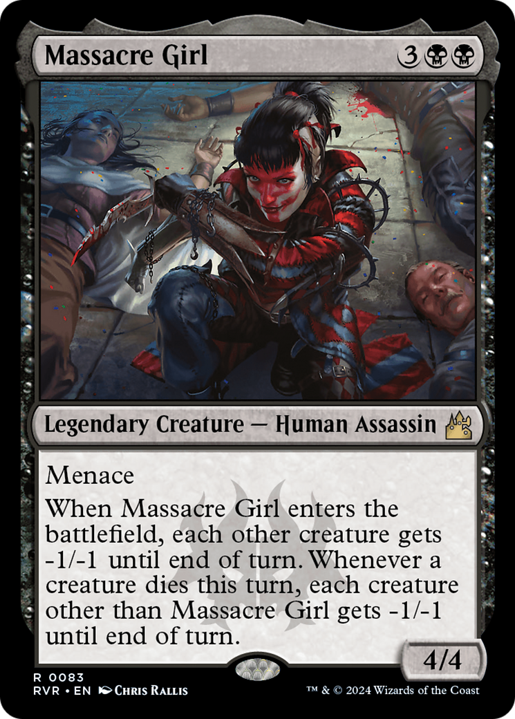 Massacre Girl (RVR-083) - [Ravnica Remastered] Foil