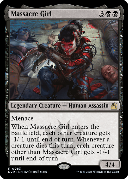 Massacre Girl (RVR-083) - [Ravnica Remastered] Foil
