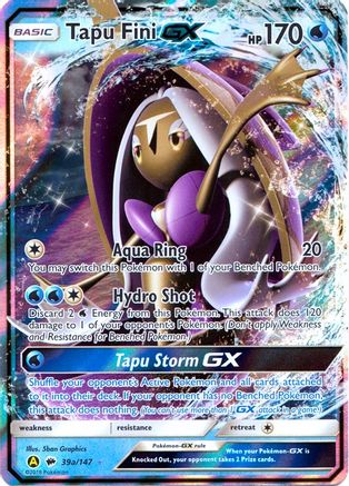 Tapu Fini GX (39a/147) [Alternate Art Promos]