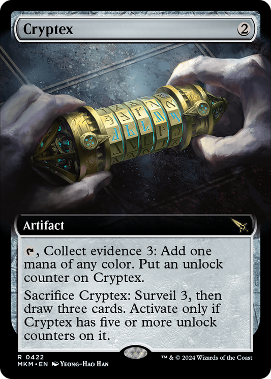 Cryptex (MKM-422) - [Murders at Karlov Manor]: (Extended Art) Foil