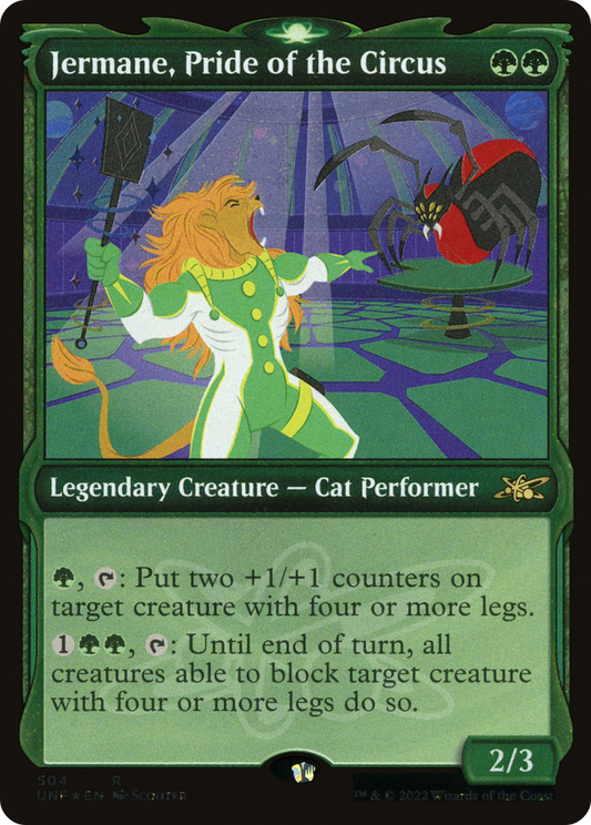 Jermane, Pride of the Circus (UNF-504) - [Unfinity]: (Showcase) Foil