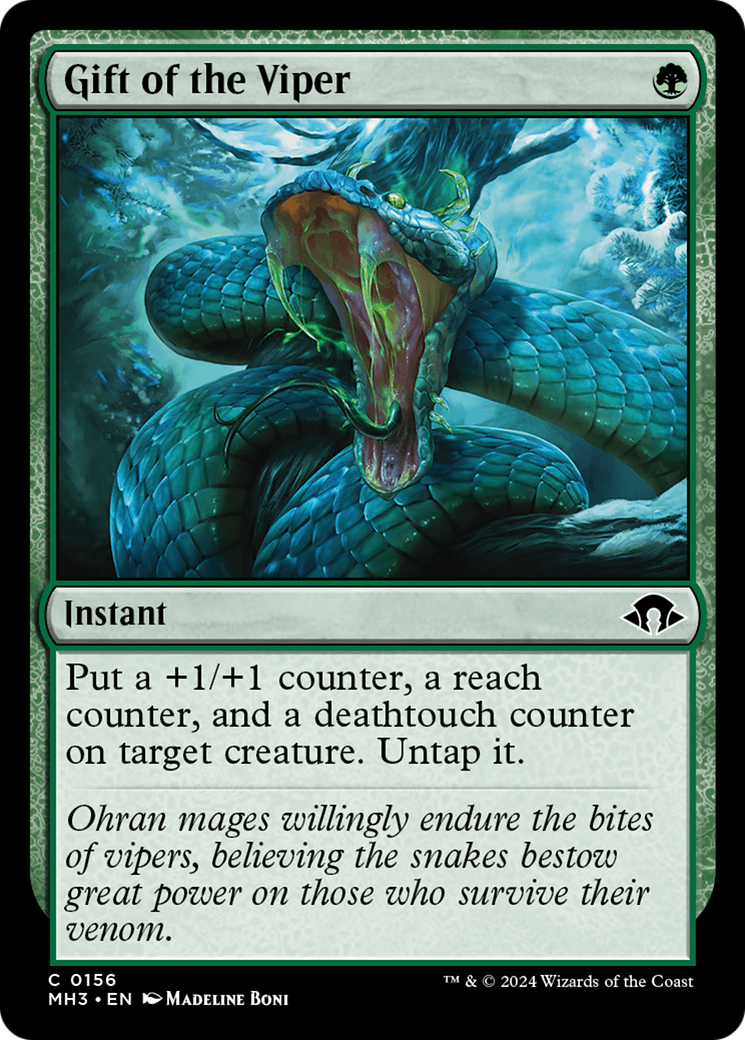 Gift of the Viper (MH3-156) - [Modern Horizons 3]
