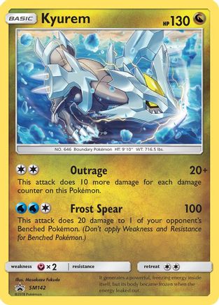 Kyurem (SM142) [Soleil et Lune : Promos Black Star] 