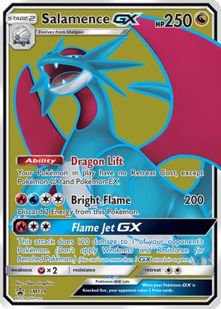 Salamence GX (SM139) [Soleil et Lune : Promos Black Star] 