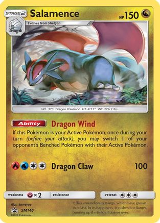 Salamence (SM140) [Soleil et Lune : Promos Black Star] 