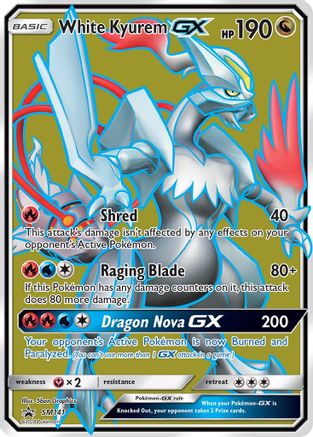 Kyurem GX blanc (SM141) [Soleil et Lune : Promos Black Star] 