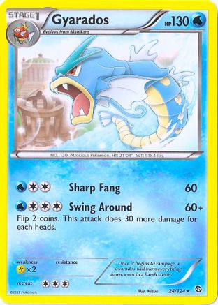 Gyarados - 24/124 (Cosmos Holo) - [Blister Exclusives] Holofoil