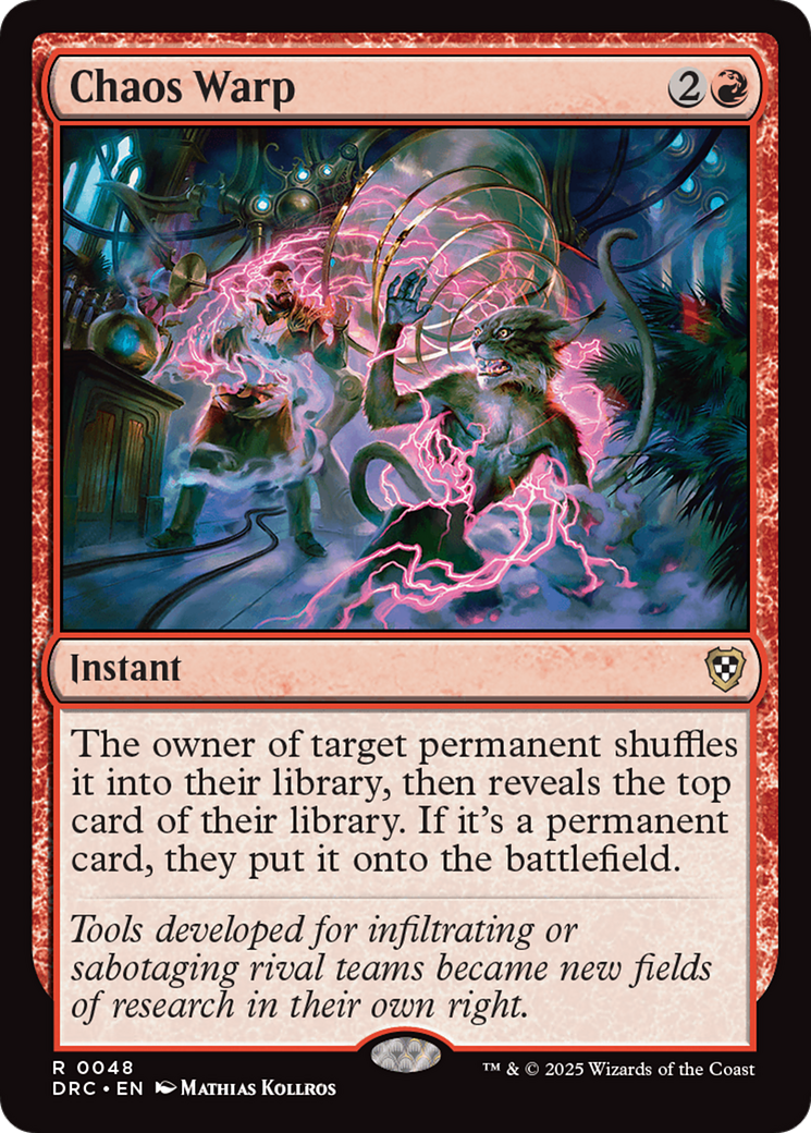Chaos Warp (DRC-048) - [Commander: Aetherdrift]