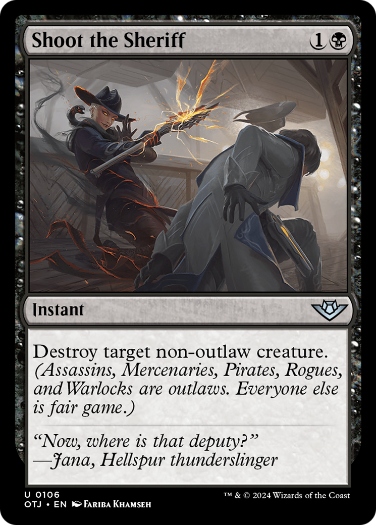 Shoot the Sheriff (OTJ-106) - [Outlaws of Thunder Junction] Foil