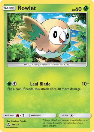 Rowlet - SM153 SM153/248 - [SM Promos] Holofoil