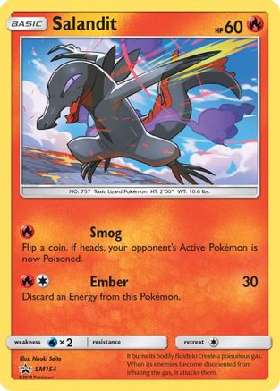 Salandit (SM154) [Soleil et Lune : Promos Black Star] 