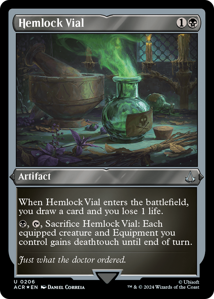 Hemlock Vial (ACR-206) - [Assassin's Creed] Etched Foil